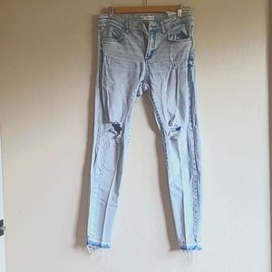 Light blue zara jeans